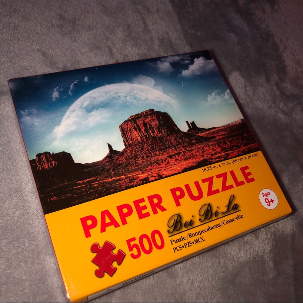 Bei Bi La 500 Piece Paper Puzzle/ Planet/ Mars